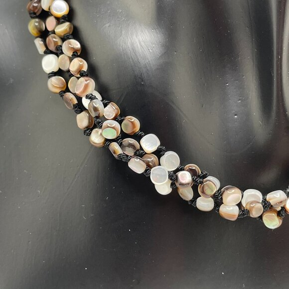 Sajen Mother of Pearl & 925 Necklace - Picture 2 of 5